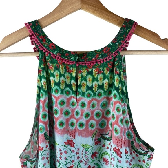 Sundance Floral Scoop Neck Tank Size Medium - Picture 6 of 12